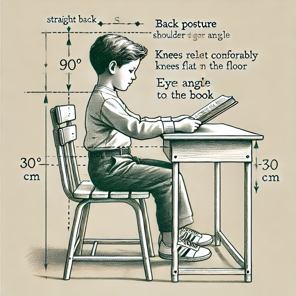 Tư thế ngồi học chuẩn cho trẻ em mà phụ huynh cần biết