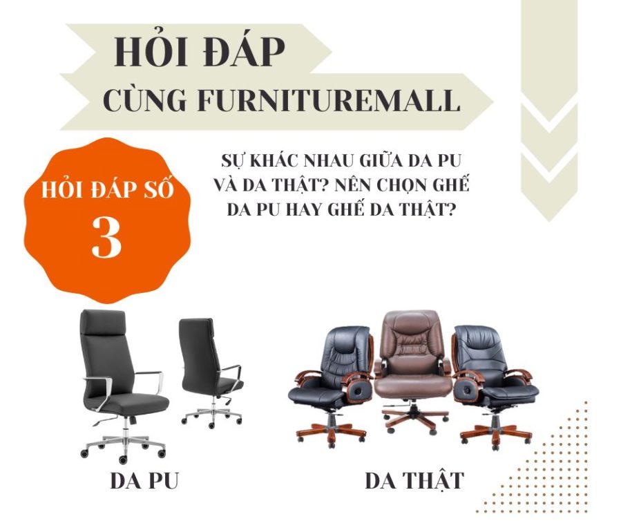 Sự khác nhau giữa da PU và da thật? Nên chọn ghế da PU hay ghế da thật?