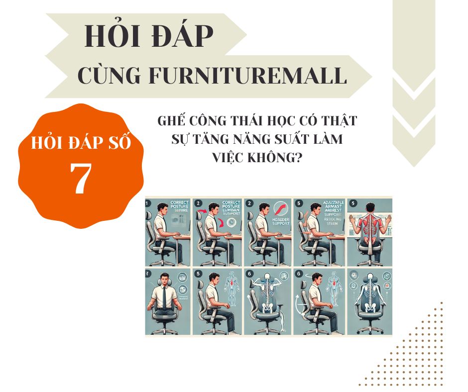 Ghế công thái học có thật sự tăng năng suất làm việc không?