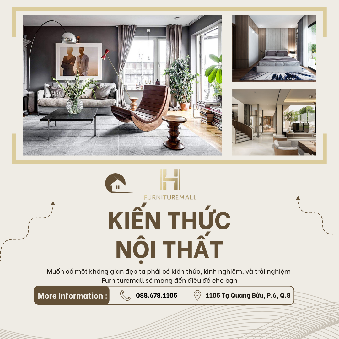 Các kiến thức nội thất và phong cách nội thất phổ biến hiện nay
