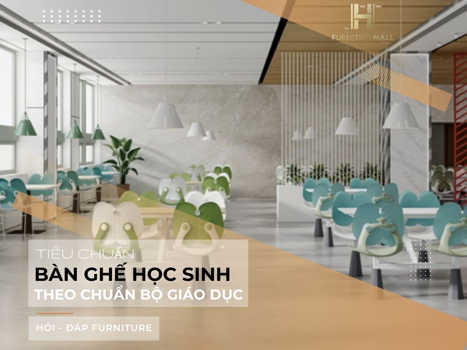 Tiêu chuẩn bàn ghế học sinh theo chuẩn Bộ Giáo Dục như thế nào?