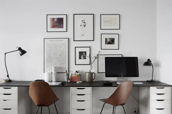 Setup góc làm việc