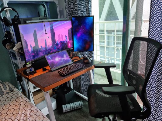 Setup góc làm việc