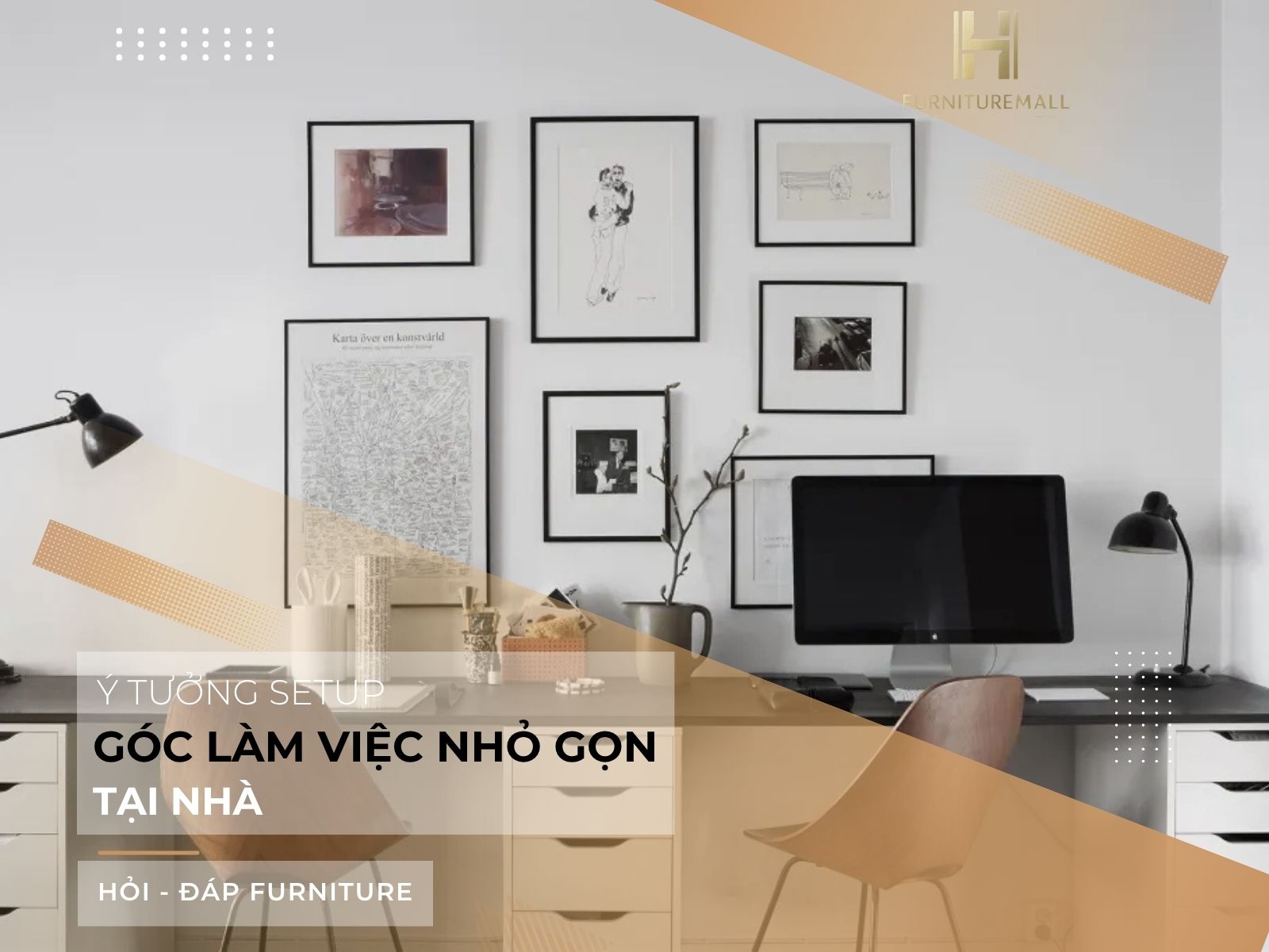 Tổng hợp ý tưởng Setup góc làm việc nhỏ gọn
