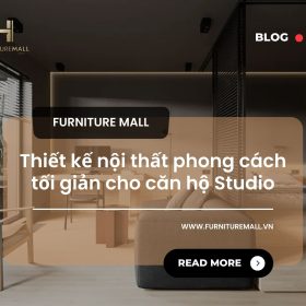 Thiết kế nội thất phong cách tối giản cho căn hộ Studio