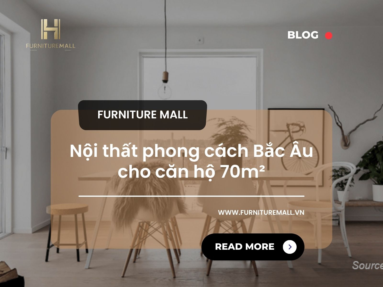 Nội thất phong cách Bắc Âu cho căn hộ 70m² – Khi sự tối giản và tiện dụng đồng hành