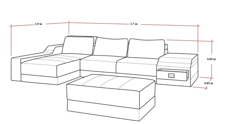 kích thước chuẩn sofa hiện nay