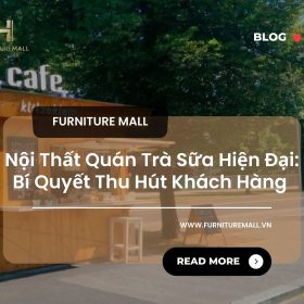 Nội Thất Quán Trà Sữa Hiện Đại: Bí Quyết Thu Hút Khách Hàng Ngay Lần Đầu Ghé Thăm