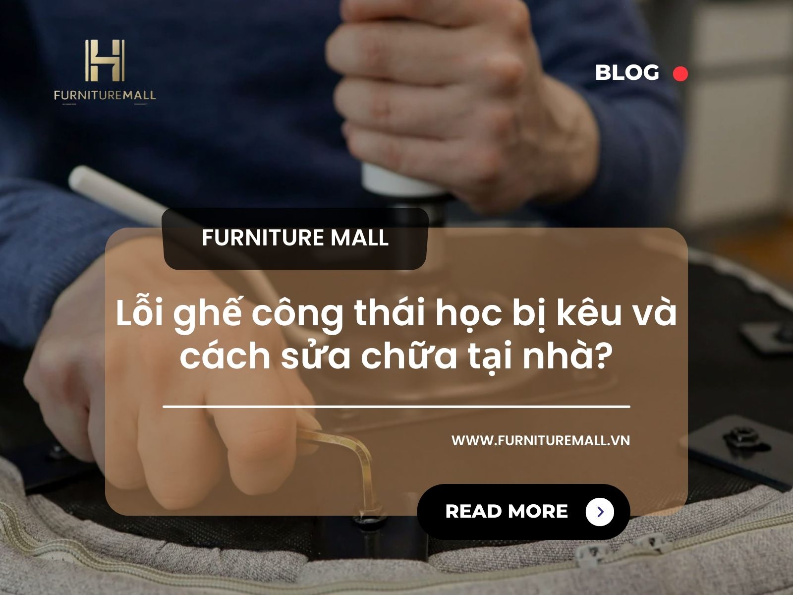 Lỗi ghế công thái học bị kêu và cách sửa chữa tại nhà?