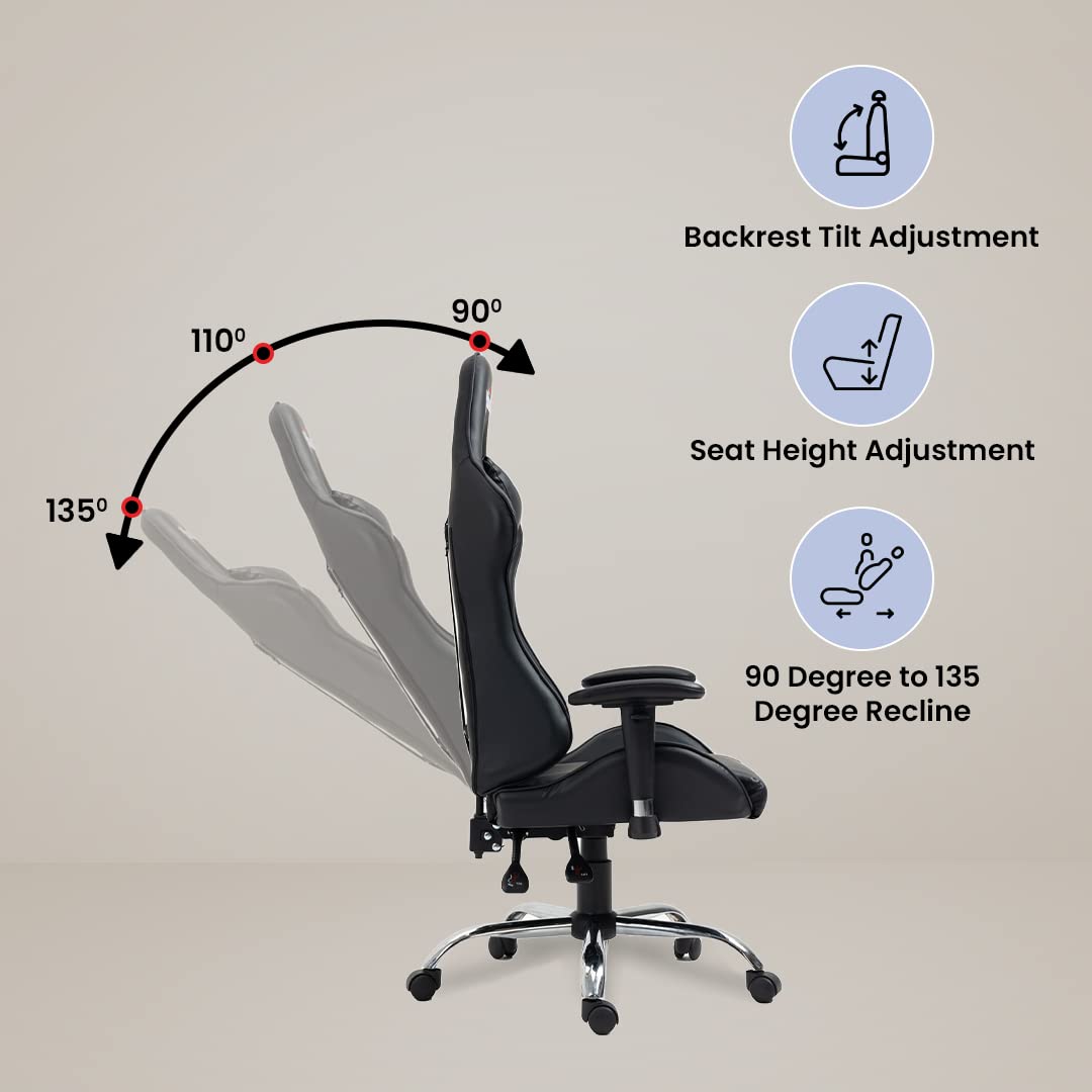 ergonomic chair recline angle