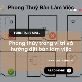 phong thủy trong vị trí và hướng đặt bàn làm việc