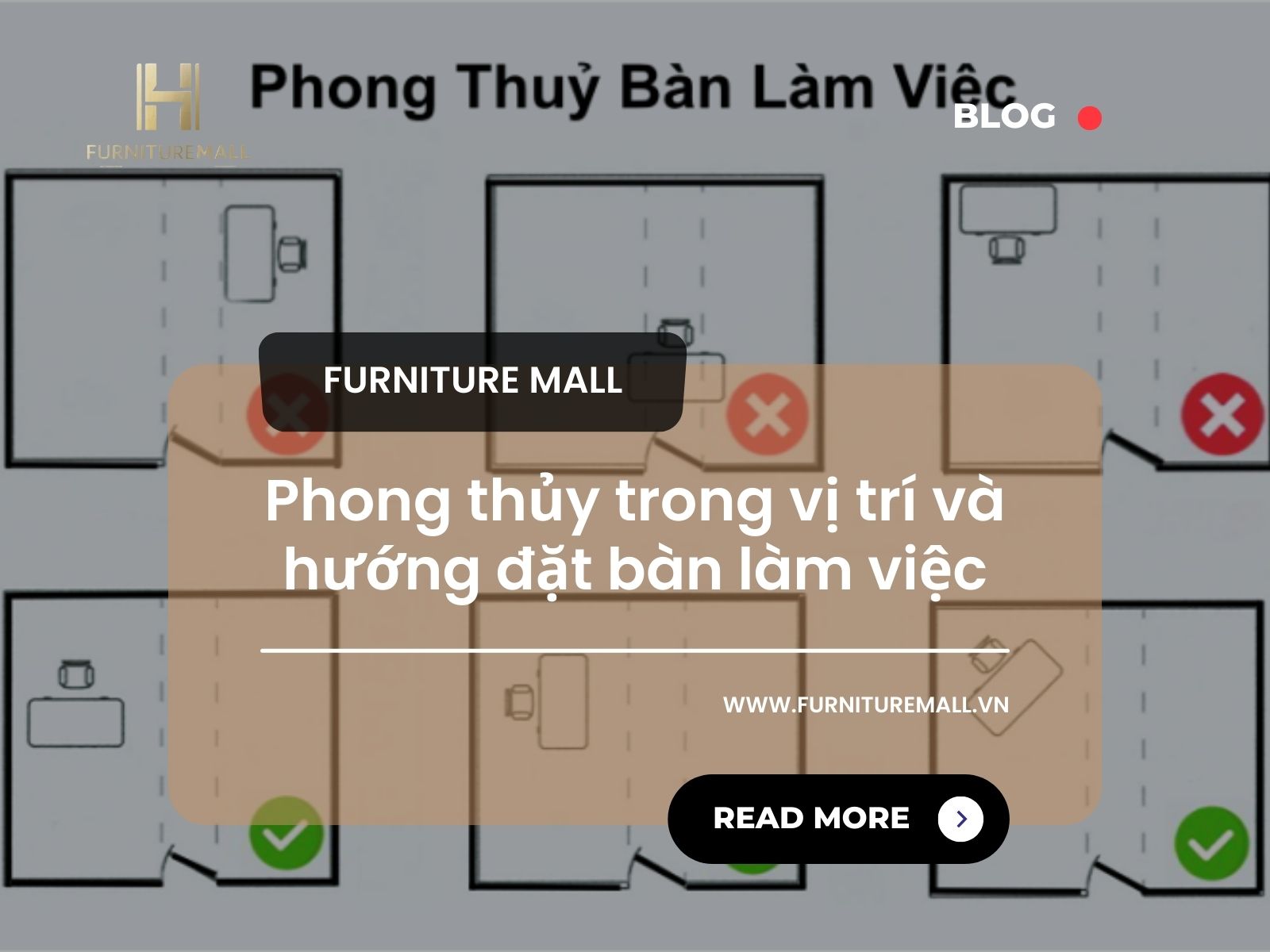 Hỏi đáp về phong thủy trong vị trí và hướng đặt bàn làm việc