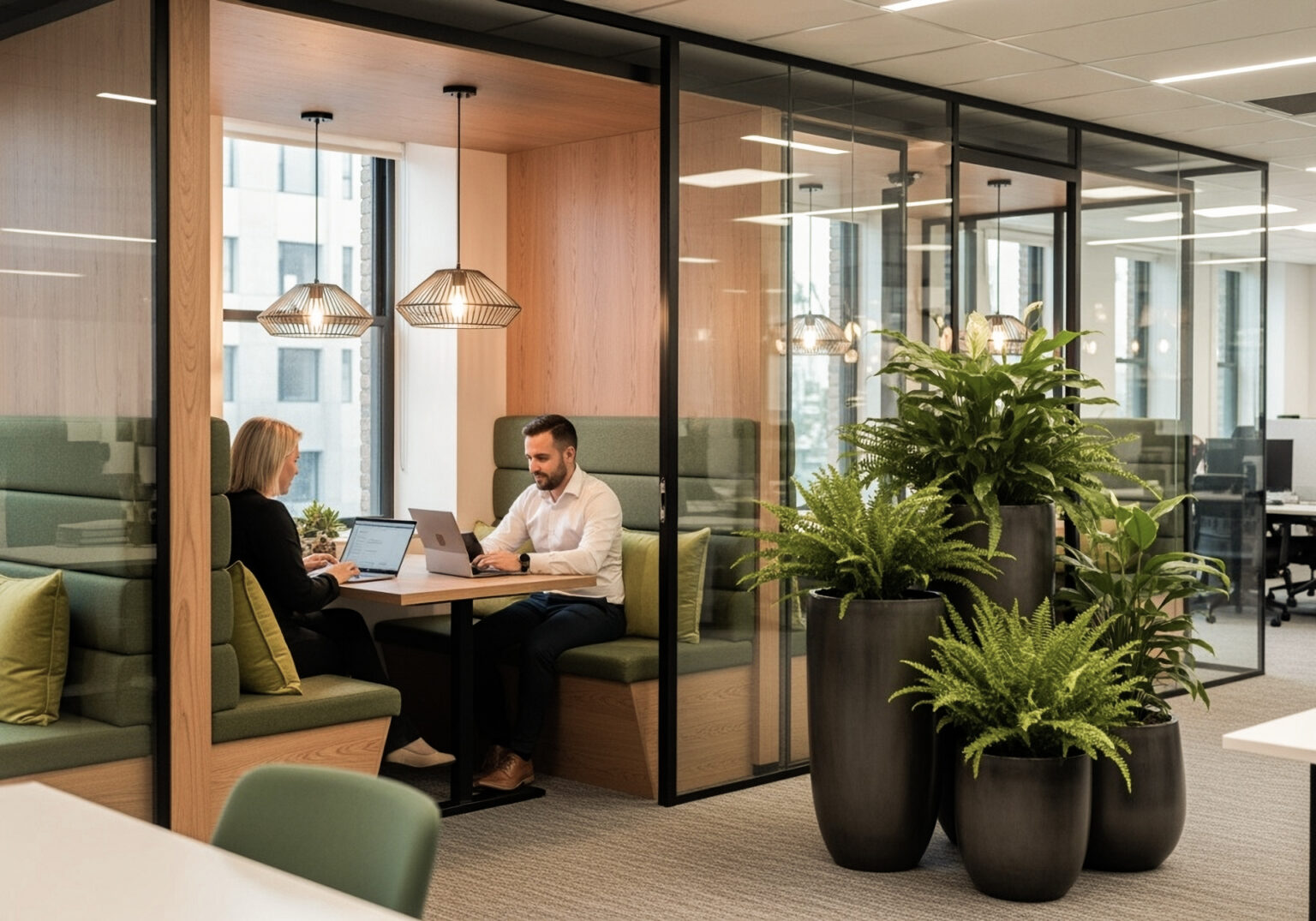 Biophilic office design 2026 trend