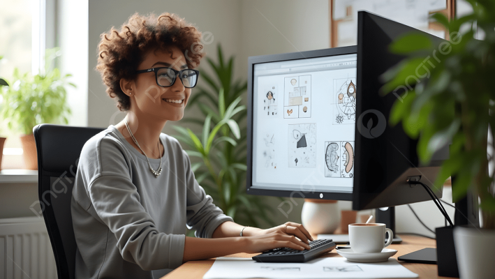 home workspace freelancer lifestyle